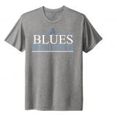 Asheville Skiing Triblend SS Tee - Grey