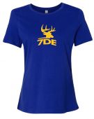7DEM Womens Royal Relaxed Tee