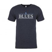 Asheville Blues Triblend SS Tee - Navy