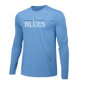 Asheville Blues Nike LS Legend Tee - Blue