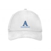 Asheville Swimming New Era Adj. Structured Hat - White