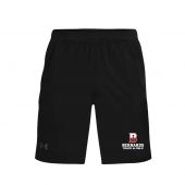 BHSTF Mens UA Launch Run 9" Shorts-Black