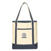 Georgetown Football Large Cotton Canvas Tote