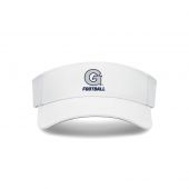 Georgetown Football Perforated Coolcore Visor - White