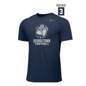Georgetown Football Men's Nike SS Legend Tee - Navy