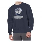 Georgetown Football Men's Champion Reverse Weave Crew Sweatshirt