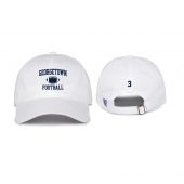 Georgetown Football Unstructured Twill Adjustable Cap