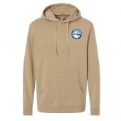 NBIA23 Badge Pigment Dyed Hoodie Sandstone Embroidered