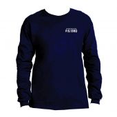 RB Youth LS Navy T-shirt