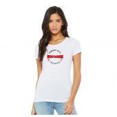 SHLC Mountaineers Ladies Triblend SS Tee - White