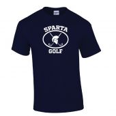 Sparta Golf SS Cotton Tee - Navy